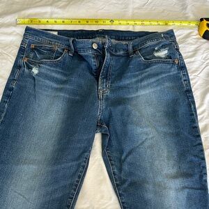 GAP girlfriend mid Rise Blue Denim Jeans